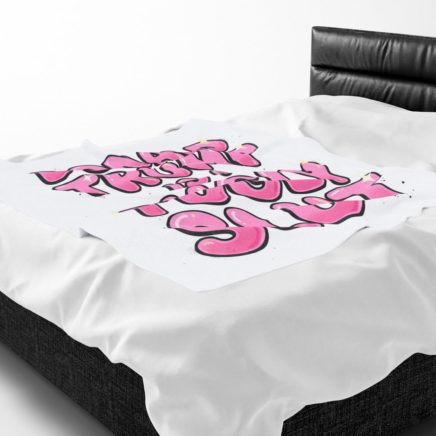 Donald Trump is a Fugly Slut Blanket Funny Political Throw Mean Girls