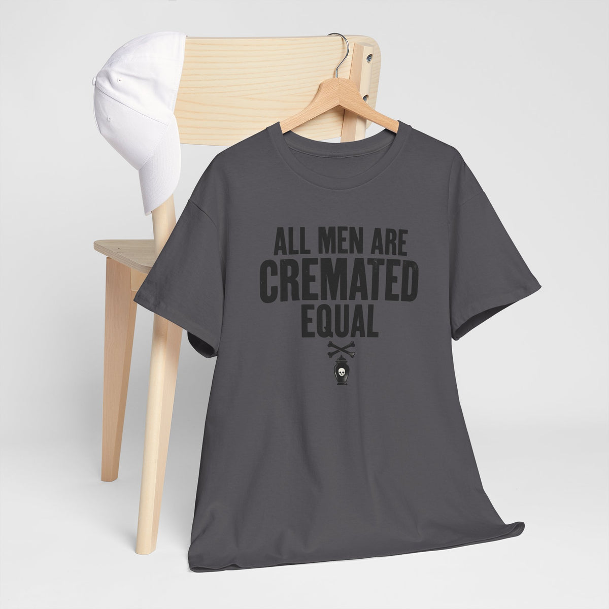 All Men Are Cremated Equal T-Shirt Mortuary Funny Tee Goth
