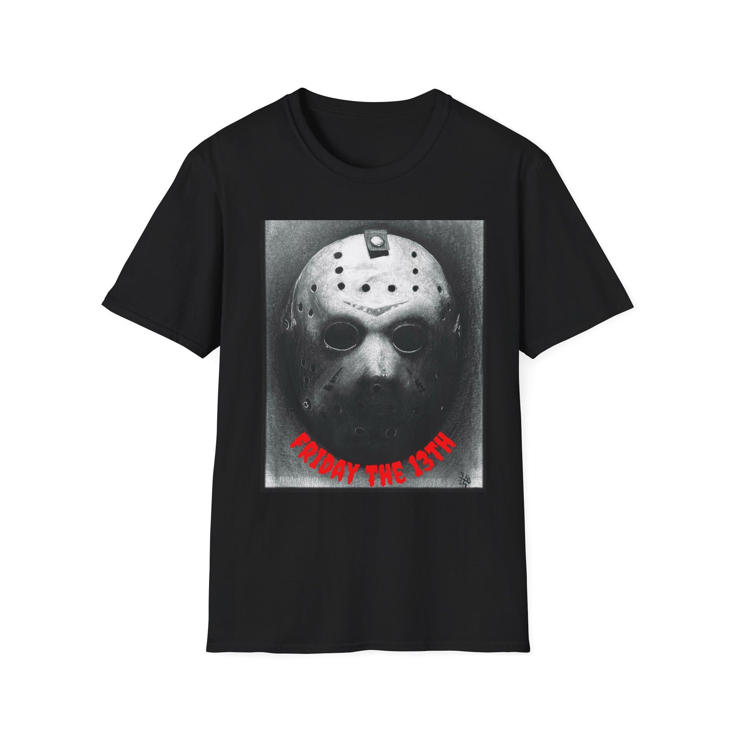 Jason Hockey Mask Horror Poster T-Shirt Goth Alternative Clothing
