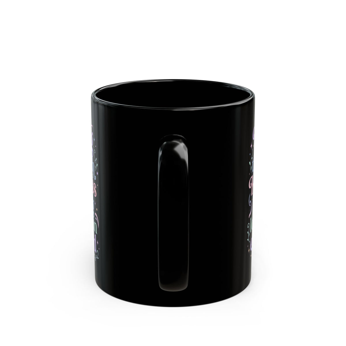 Killing Them with Kindness Mug Sarcastic Funny Black Ceramic Coffee Cup
