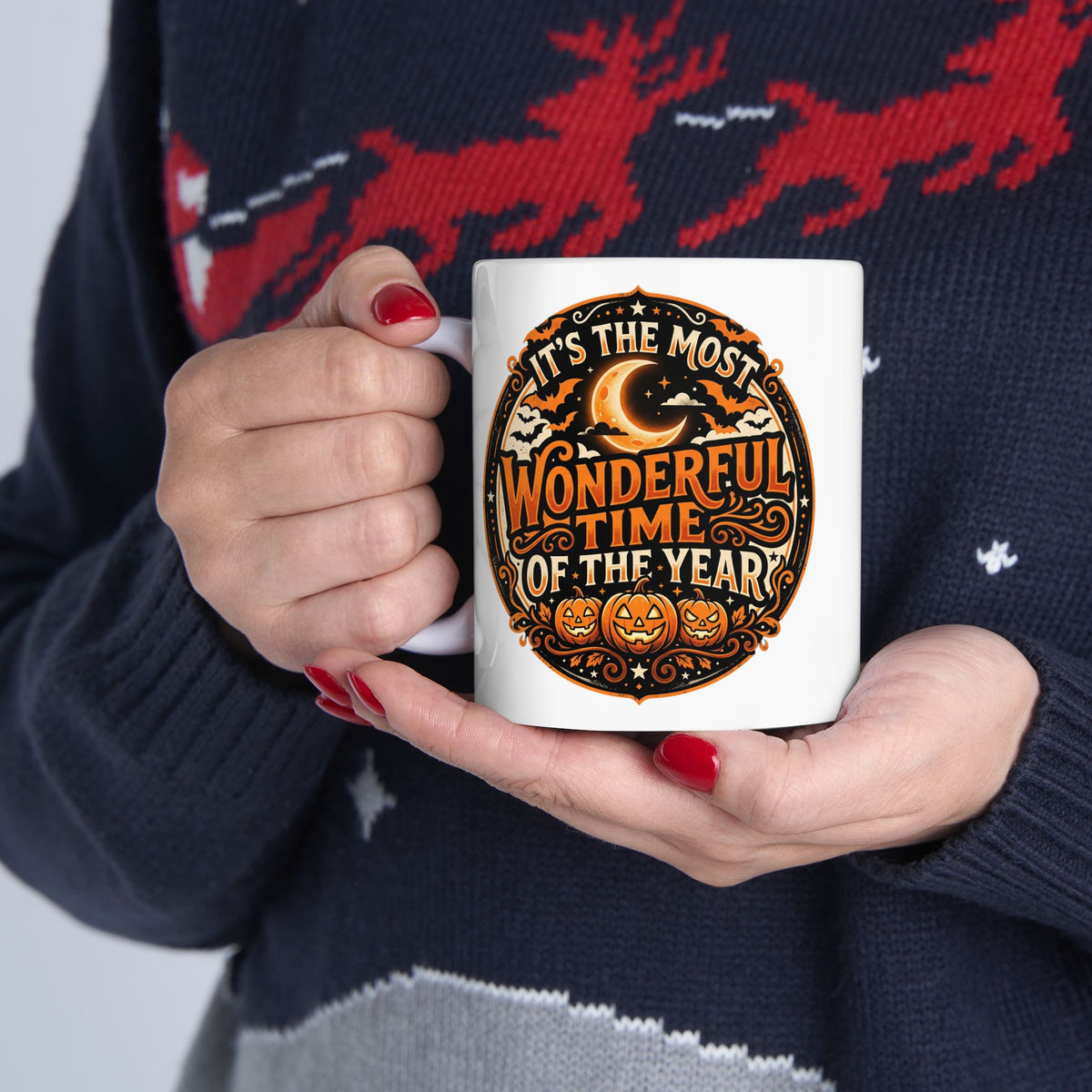 Halloween Most Wonderful Time of the Year Mug Spooky Coffee Cup Horror