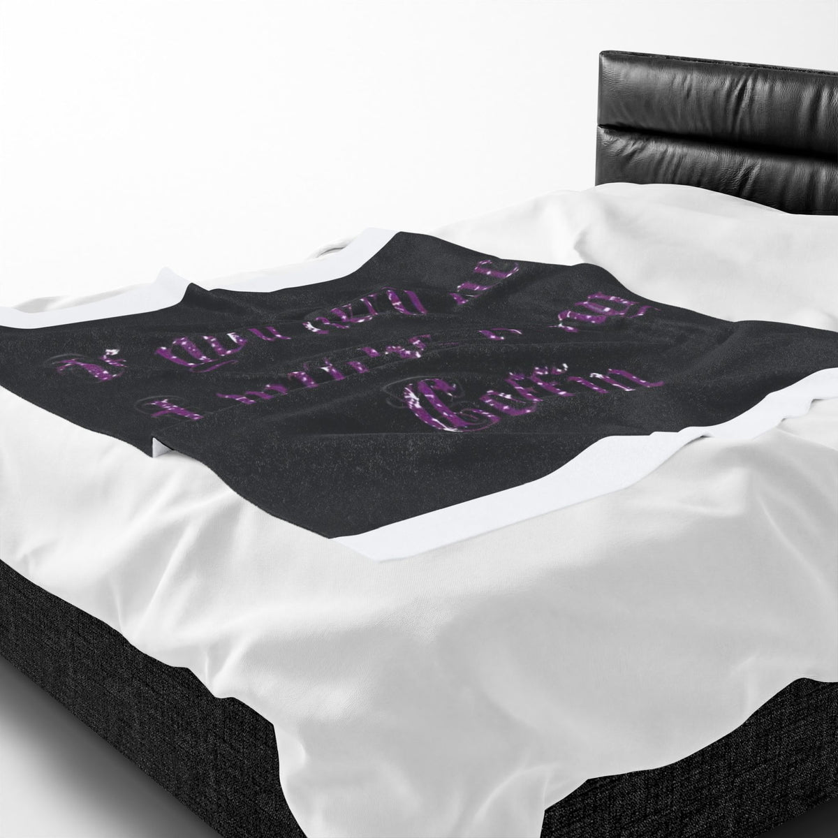 I'll Be in My Coffin Blanket Goth Throw Home Decor Horror