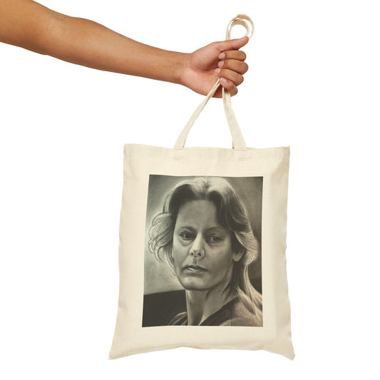 Aileen Wuornos True Crime Original Art Portrait Tote Bag Canvas