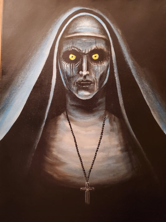 Valek The Nun Canvas Art Wall Hanging Home Decor Horror True Crime