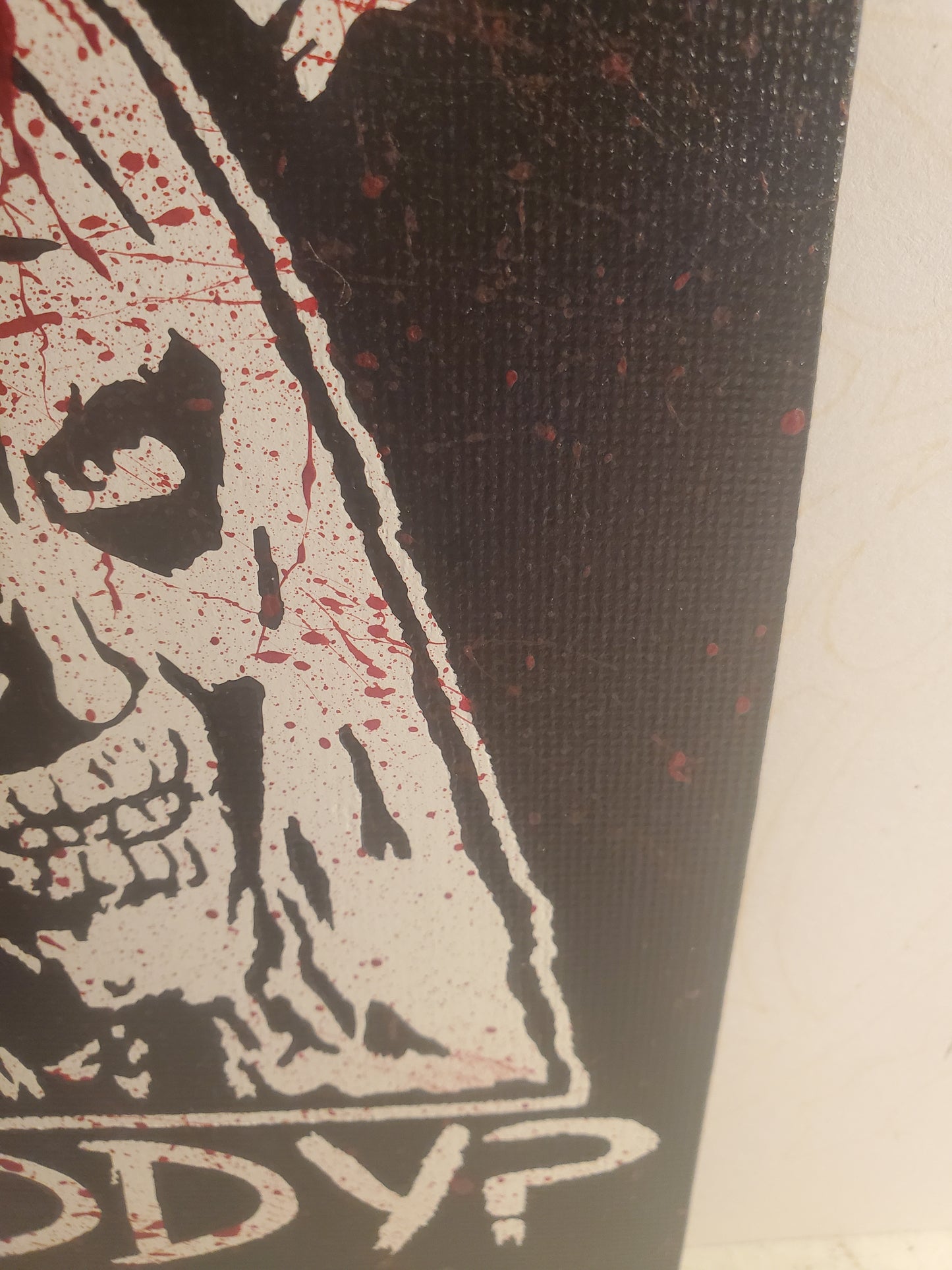 SOLD Otis Who's Your Daddy House 1000 Corpses Canvas Art Wall Hanging Home Decor Horror True Crime
