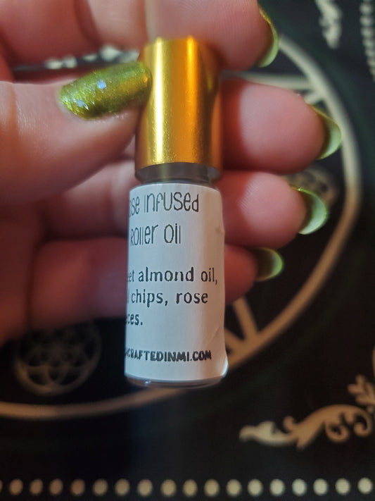 Natural Rose Roller Oil Perfume Holistic Health Beauty Small