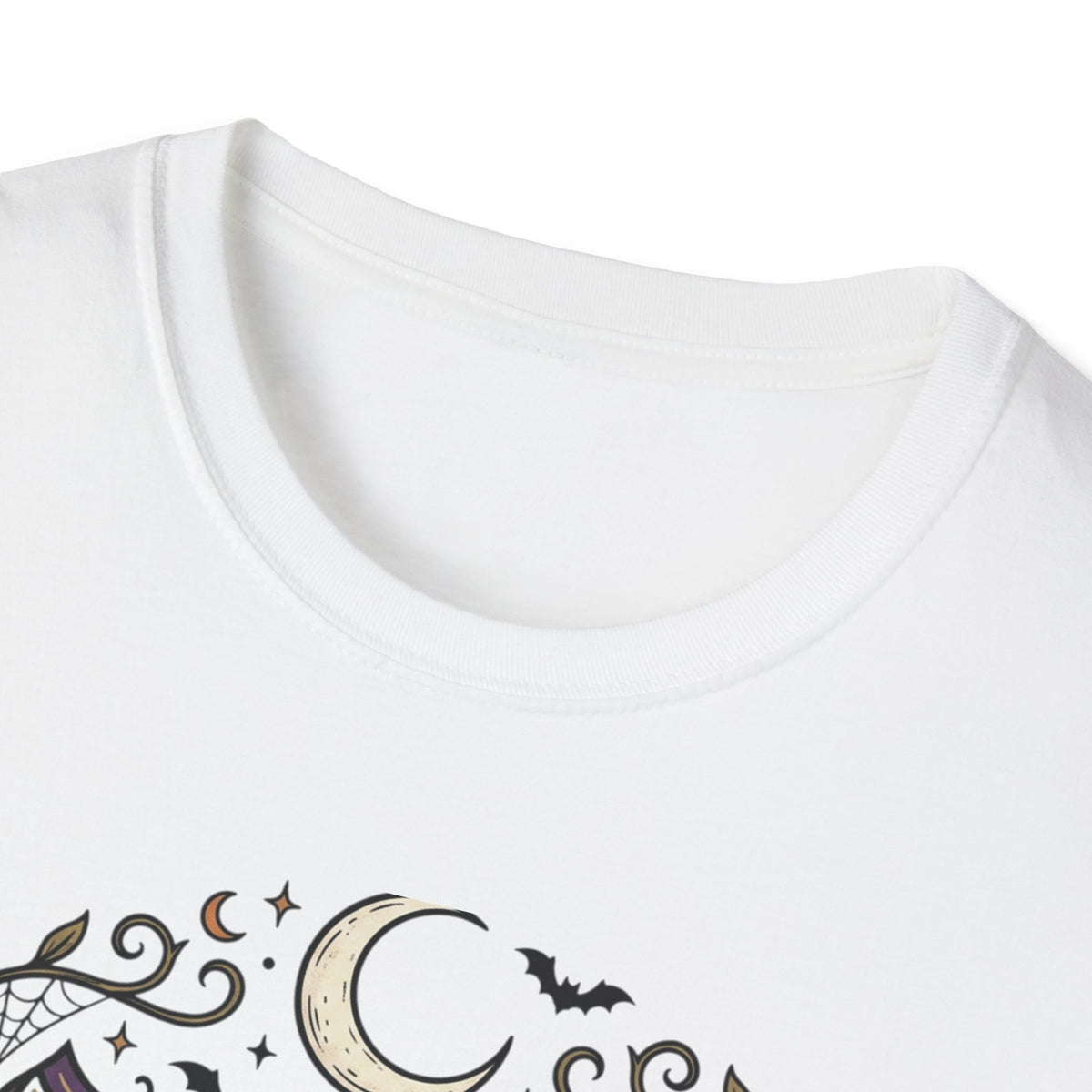 Spooky Year Round T-Shirt Halloween Script Pumpkin Moon Goth Alternative Clothing