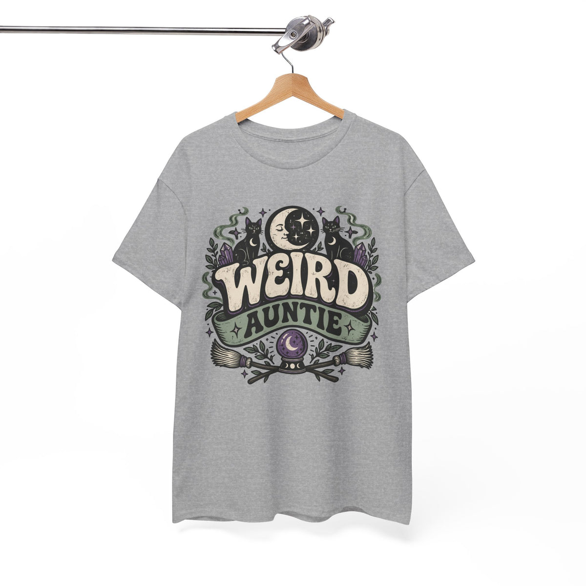 Weird Auntie Occult Graphic T-Shirt Witchy Goth Alternative Clothing