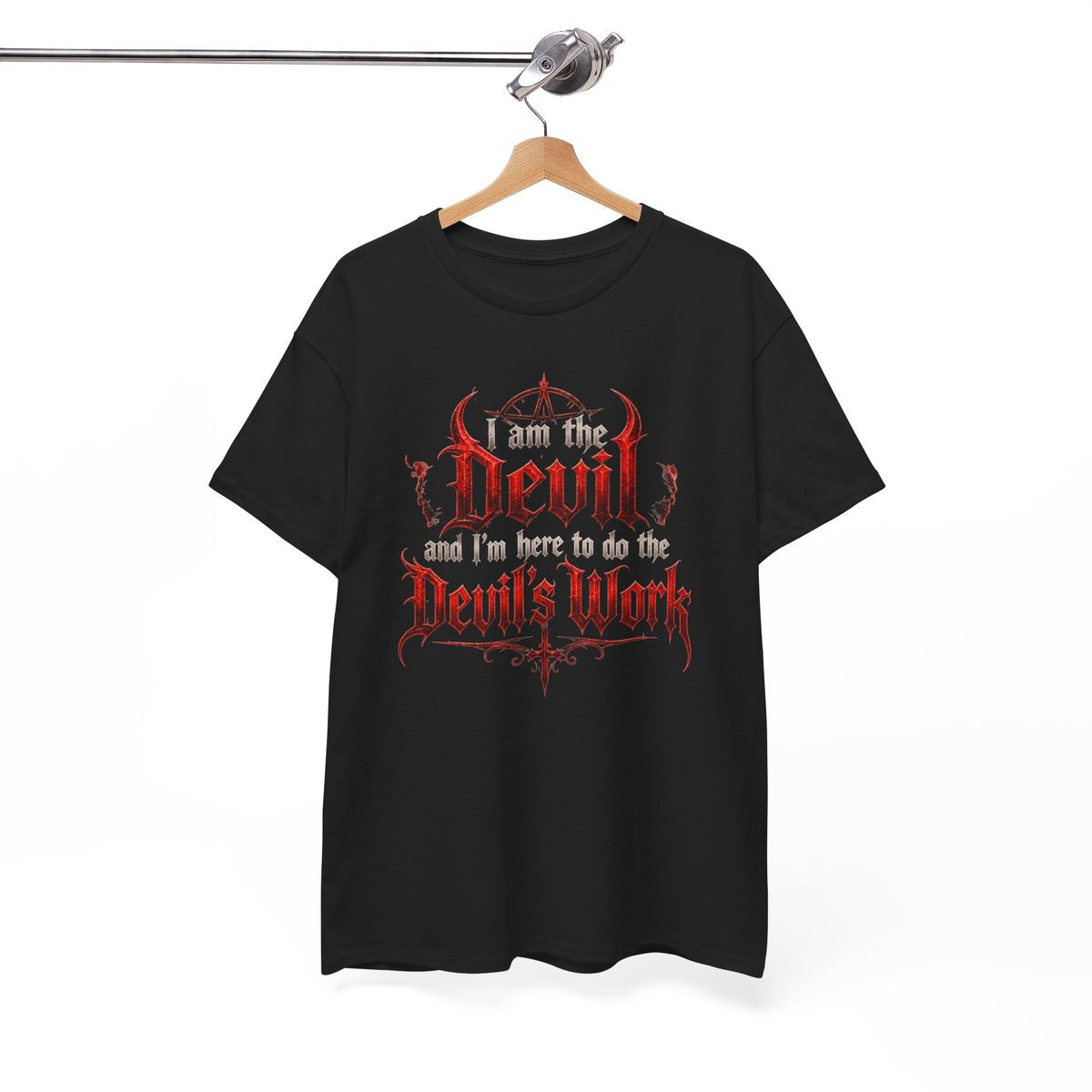 I am the Devil and I'm Here to do the Devil's Work T-Shirt Horror Devils Rejects Tee