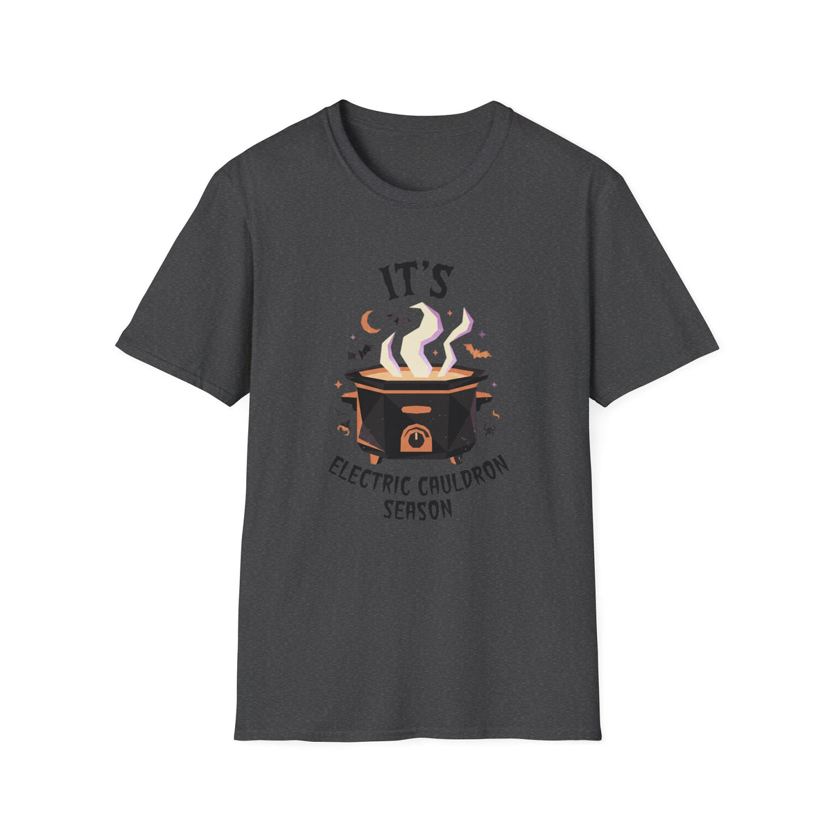 It's Electric Cauldron Season T-Shirt Halloween Witch Crock Pot Slow Cooker