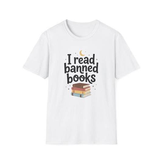 I Read Banned Books T-Shirt Book Lover Tee Clothes