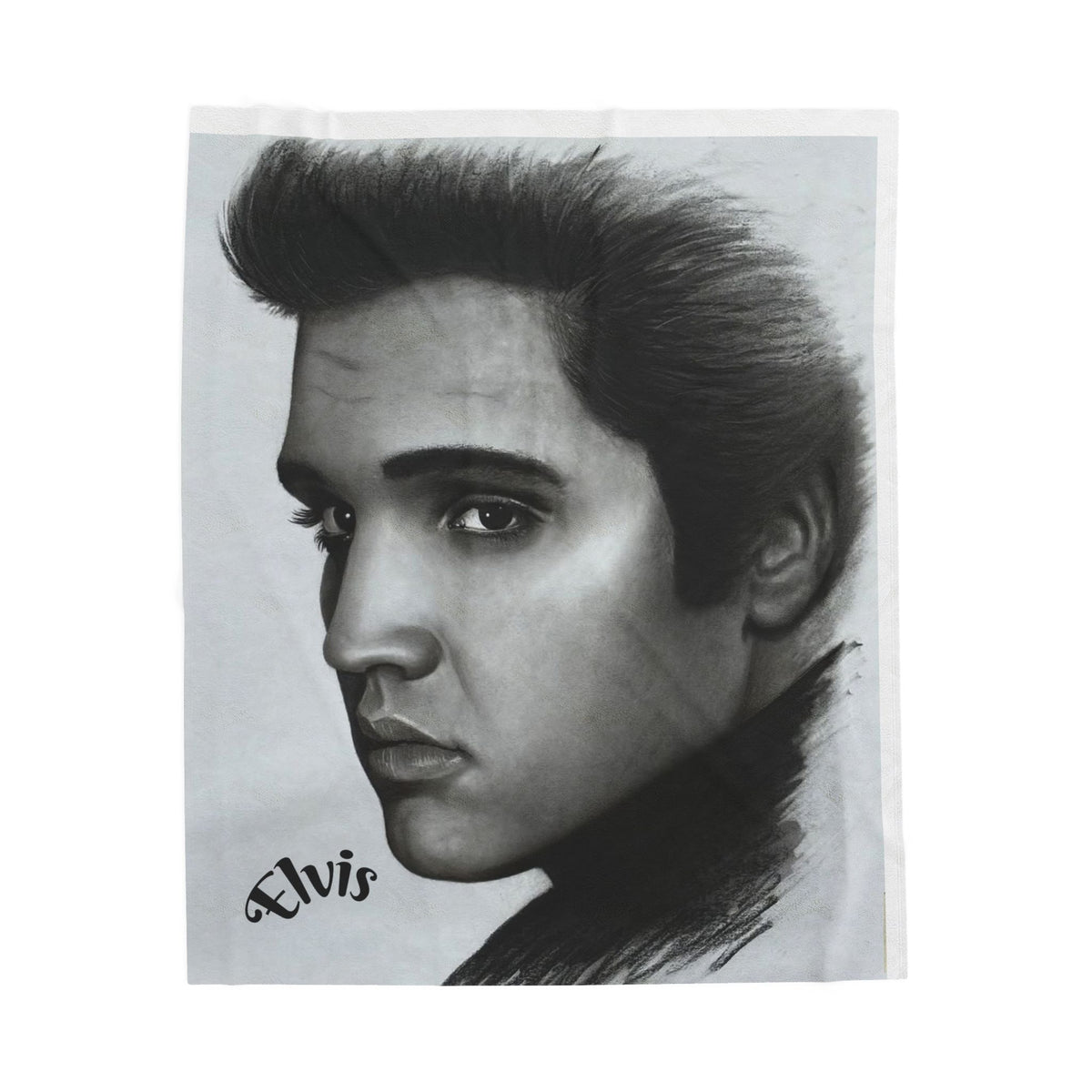 Elvis Velveteen Plush Blanket Music Home Decor