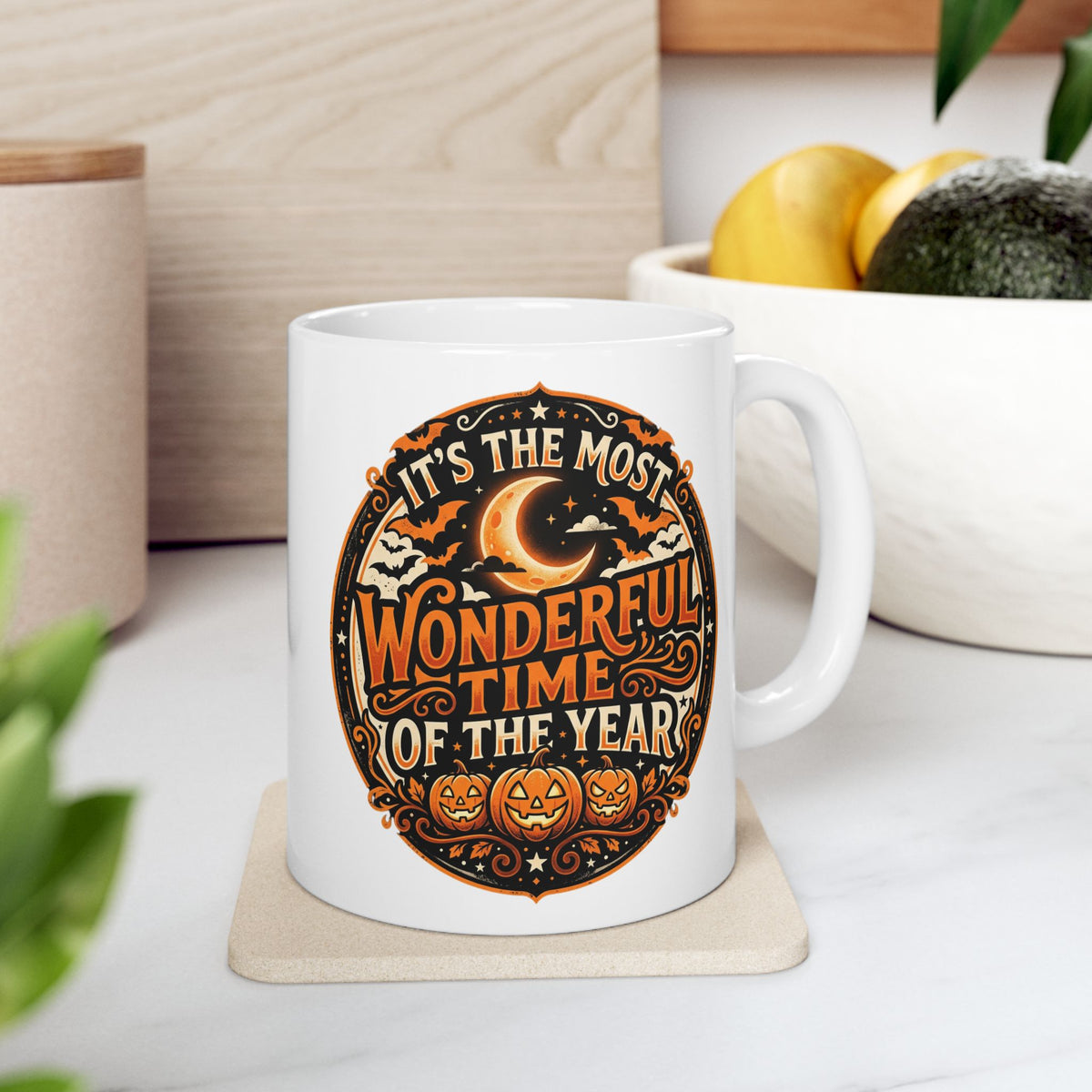Halloween Most Wonderful Time of the Year Mug Spooky Coffee Cup Horror