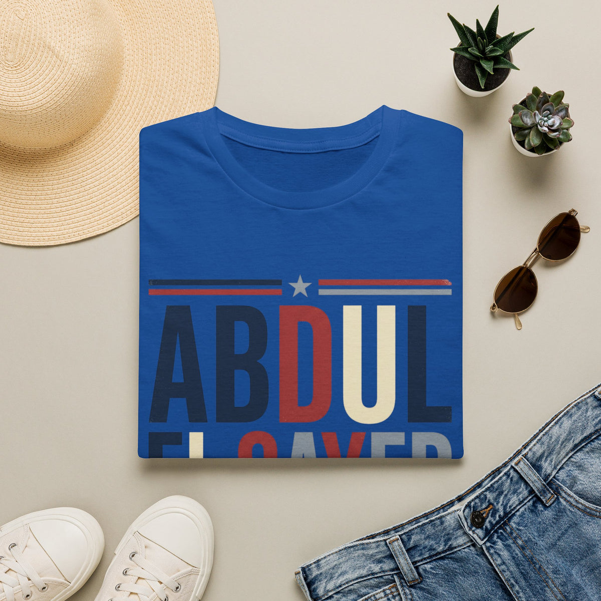 Abdul El-Sayed US Senate 2026 T-Shirt Political Campaign Tee Democratic Michigan