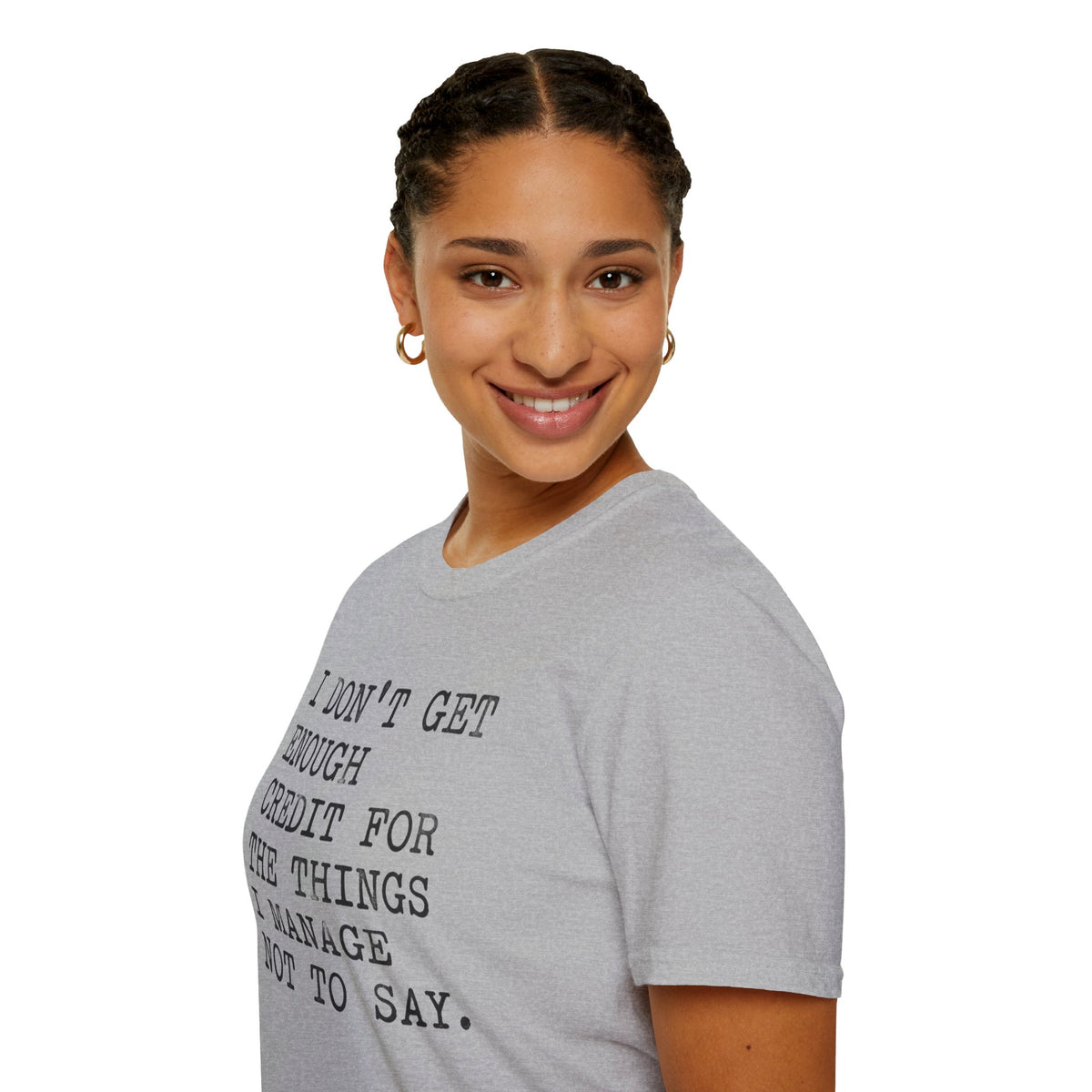 I Don't Get Enough Credit Statement T-Shirt Humorous Sarcastic Quote Tee Alternative Clothing