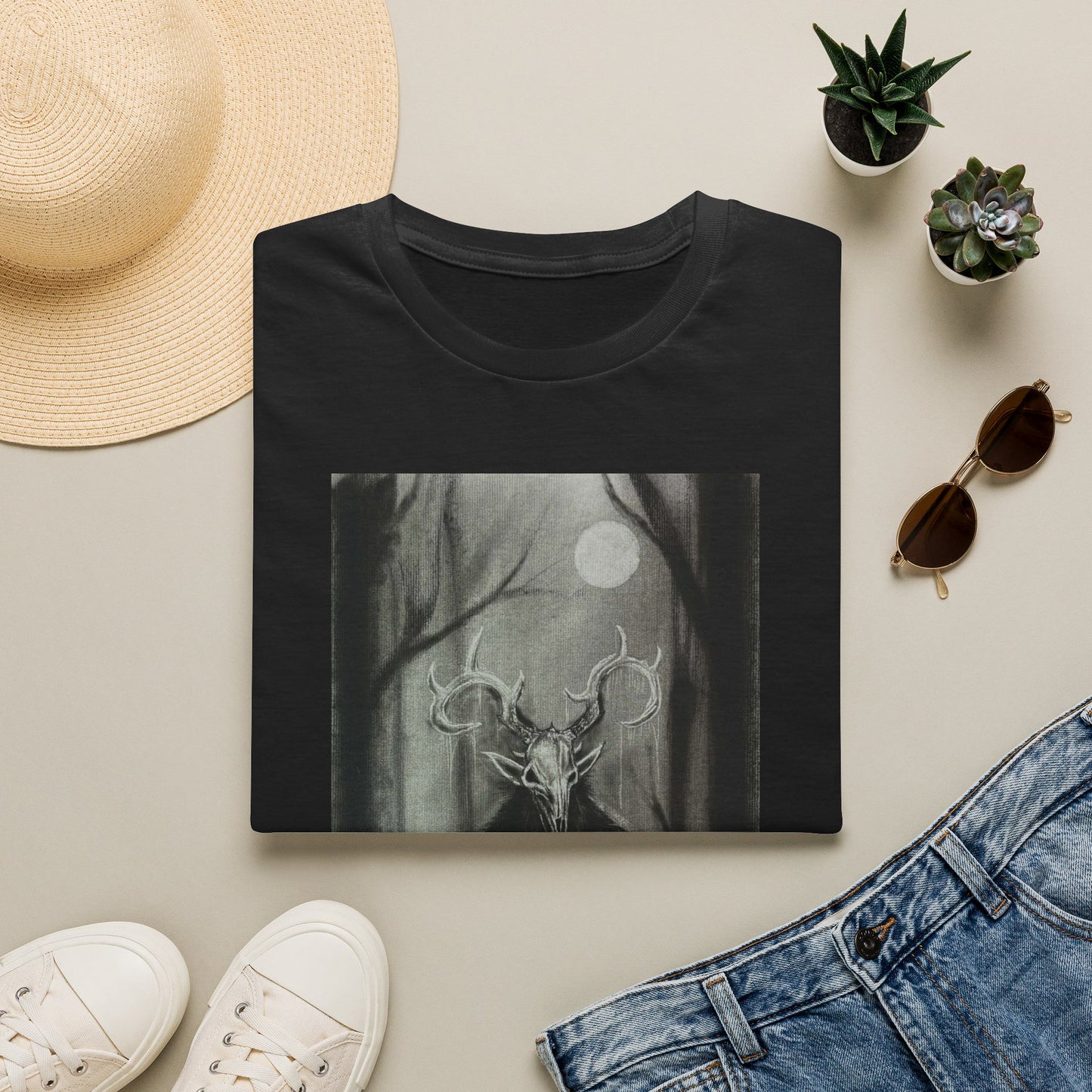 Wendigo Crytpid T-Shirt Spooky Horror Unisex Tee Goth Clothing