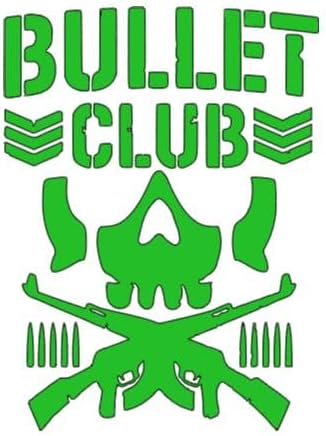 Bullet Club Vinyl Decal Sticker Halloween Horror Wrestling
