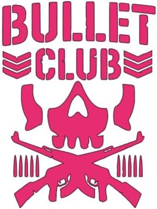 Bullet Club Vinyl Decal Sticker Halloween Horror Wrestling