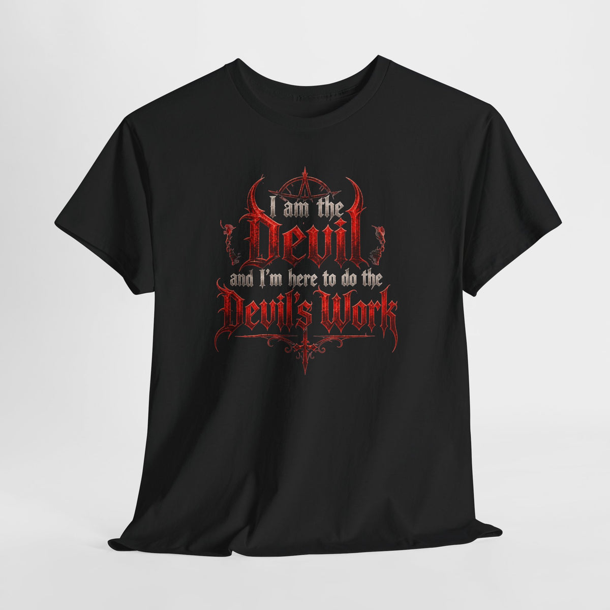 I am the Devil and I'm Here to do the Devil's Work T-Shirt Horror Devils Rejects Tee