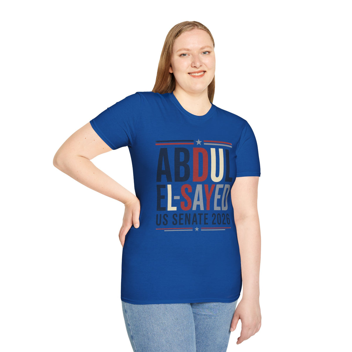 Abdul El-Sayed US Senate 2026 T-Shirt Political Campaign Tee Democratic Michigan