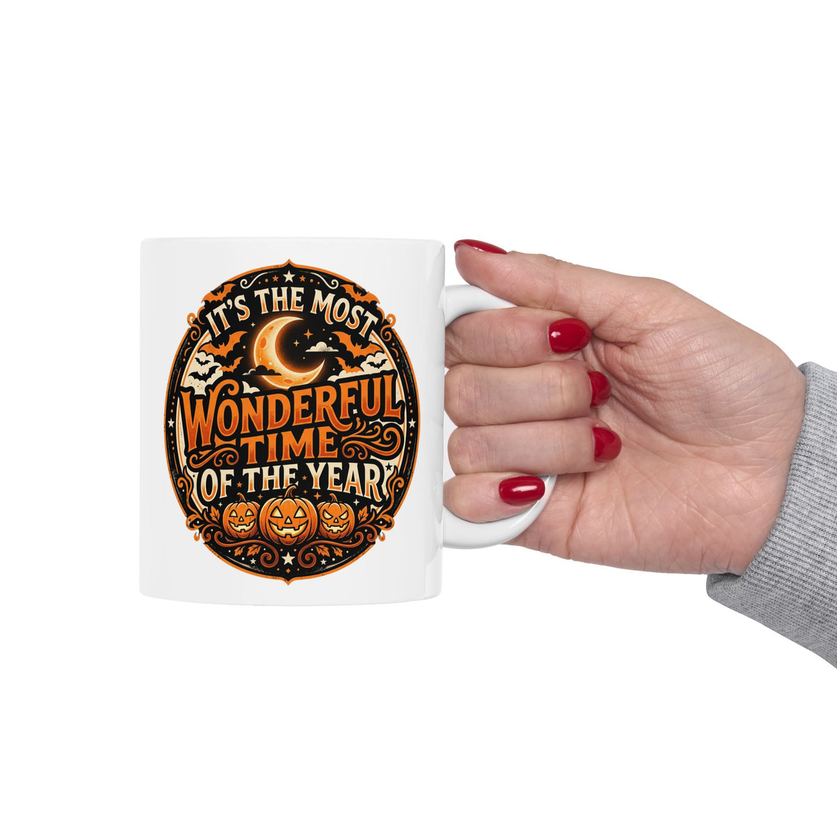 Halloween Most Wonderful Time of the Year Mug Spooky Coffee Cup Horror