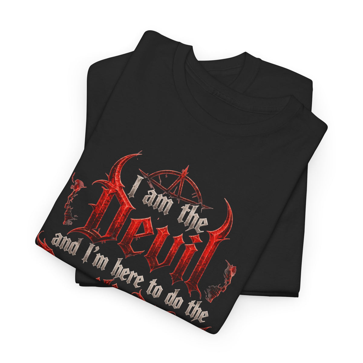 I am the Devil and I'm Here to do the Devil's Work T-Shirt Horror Devils Rejects Tee