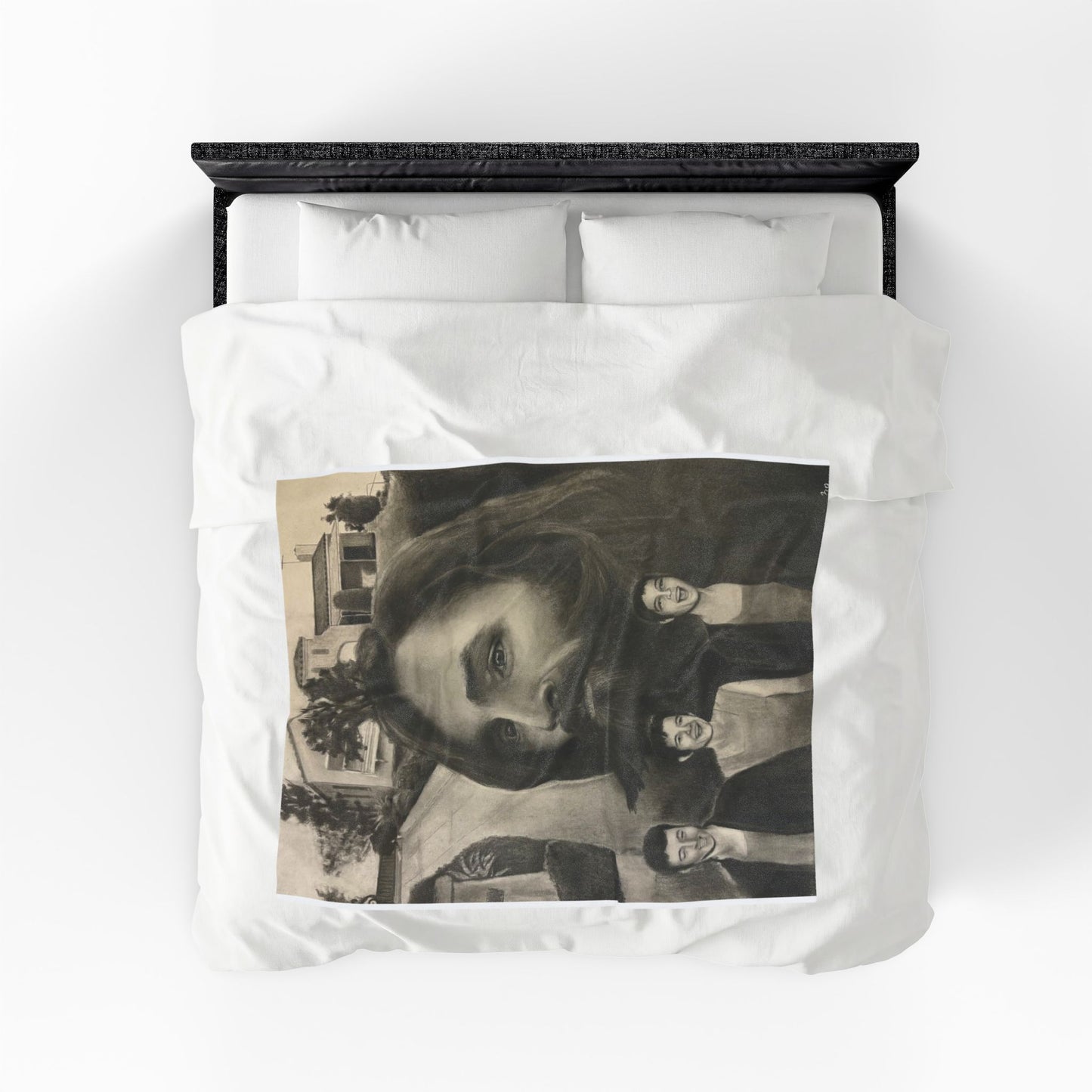 Charles Manson Cult True Crime Velveteen Plush Blanket Home Decor Horror