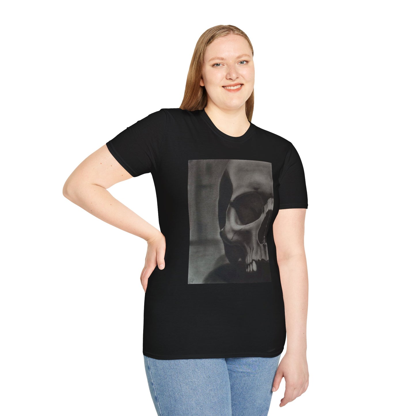 Original Skull Artwork T-Shirt Gothic Unisex Tee Alternative Clothing