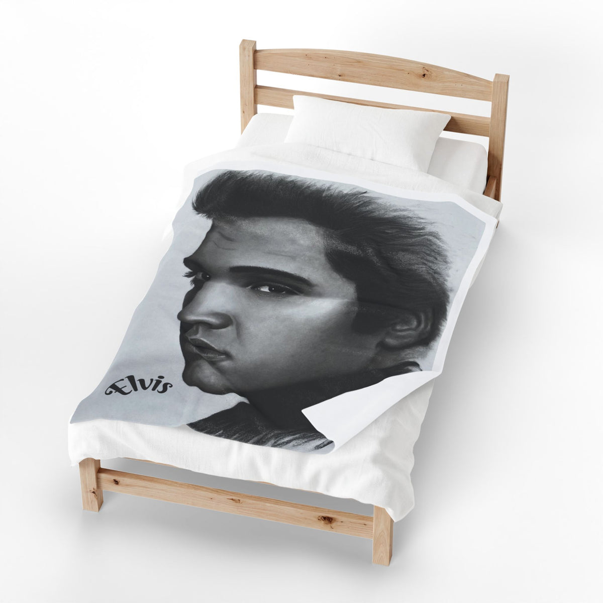 Elvis Velveteen Plush Blanket Music Home Decor