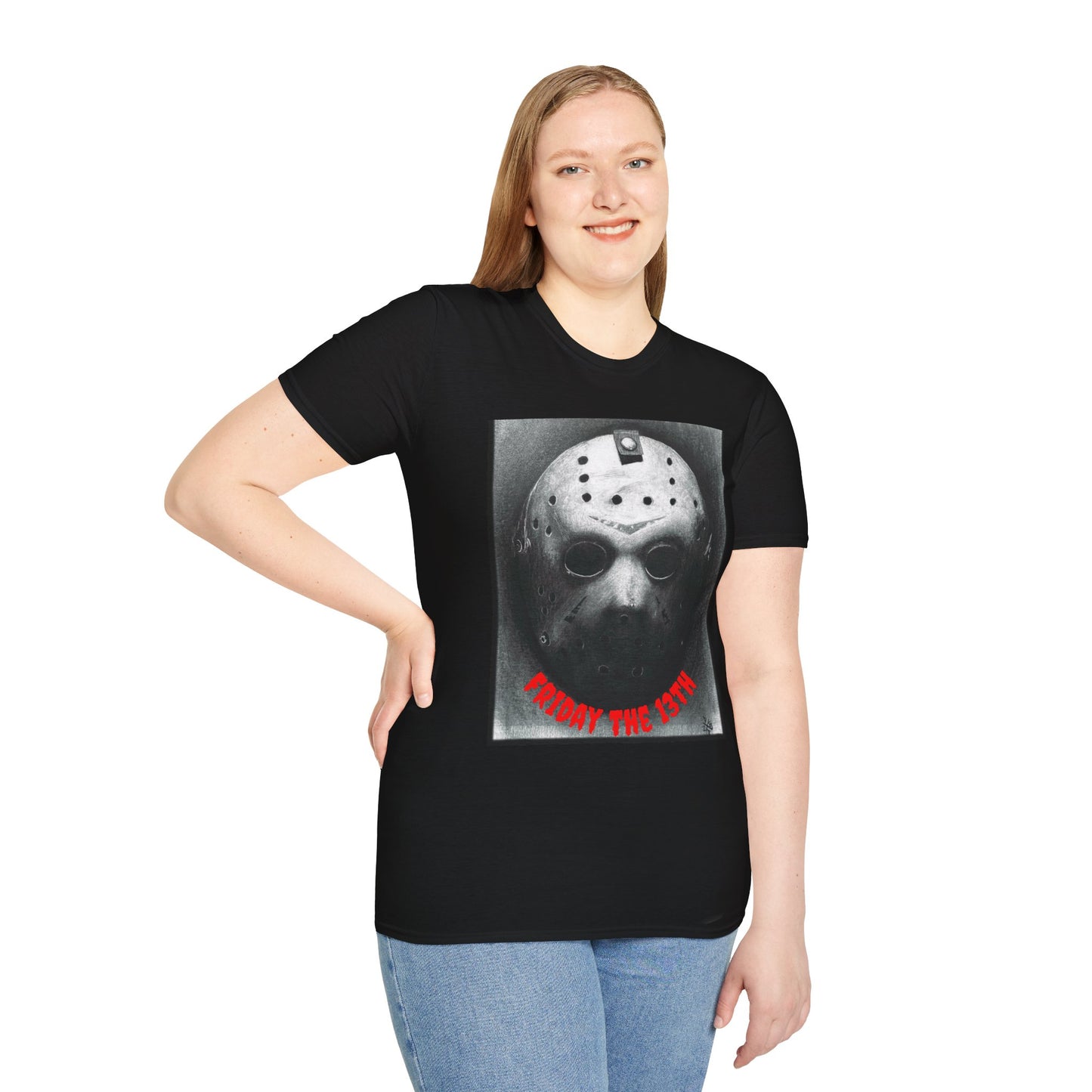 Jason Hockey Mask Horror Poster T-Shirt Goth Alternative Clothing