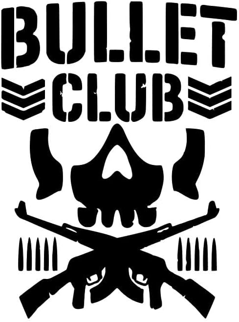 Bullet Club Vinyl Decal Sticker Halloween Horror Wrestling