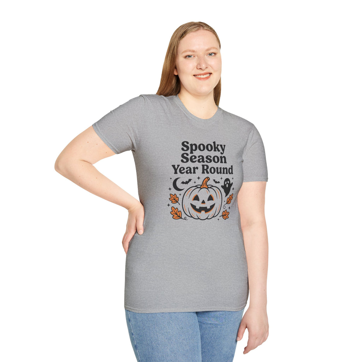 Spooky Season Year Round Pumpkin T-Shirt Halloween Fall Autumn Clothing