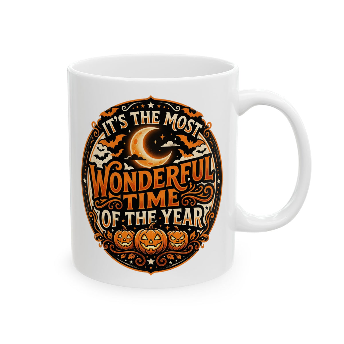 Halloween Most Wonderful Time of the Year Mug Spooky Coffee Cup Horror