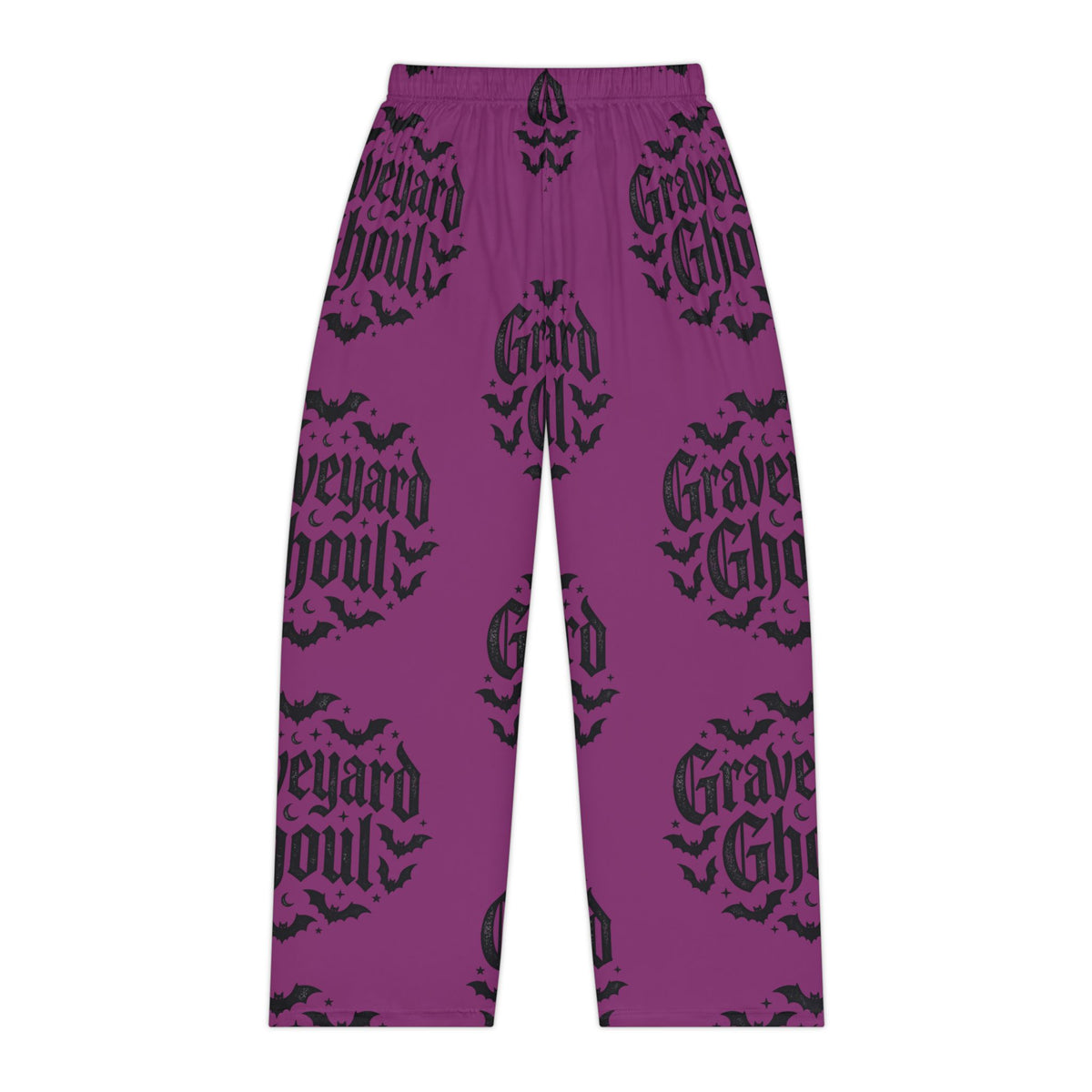 Graveyard Ghoul Women's Pajama Pants Purple Gothic Horror Halloween Plus