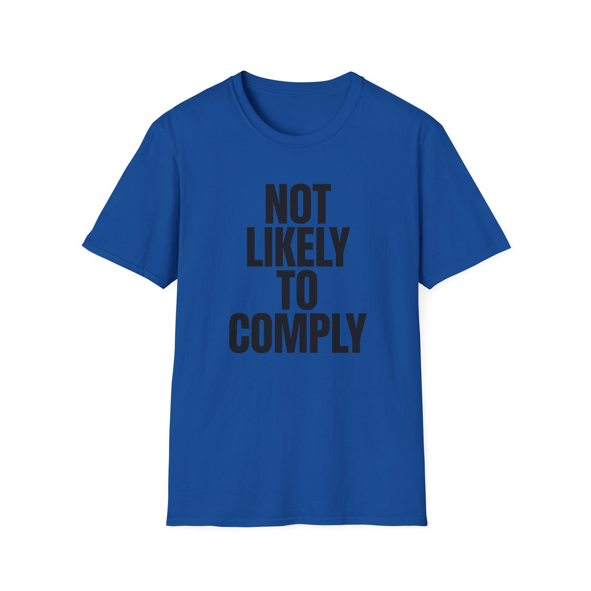Not Likely to Comply T-Shirt Bold Statement Feminist Tee Alternative Clothing