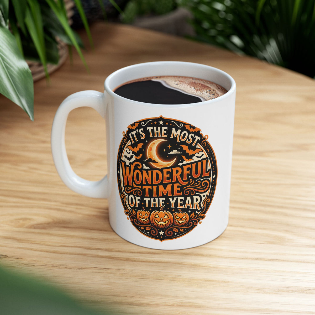 Halloween Most Wonderful Time of the Year Mug Spooky Coffee Cup Horror