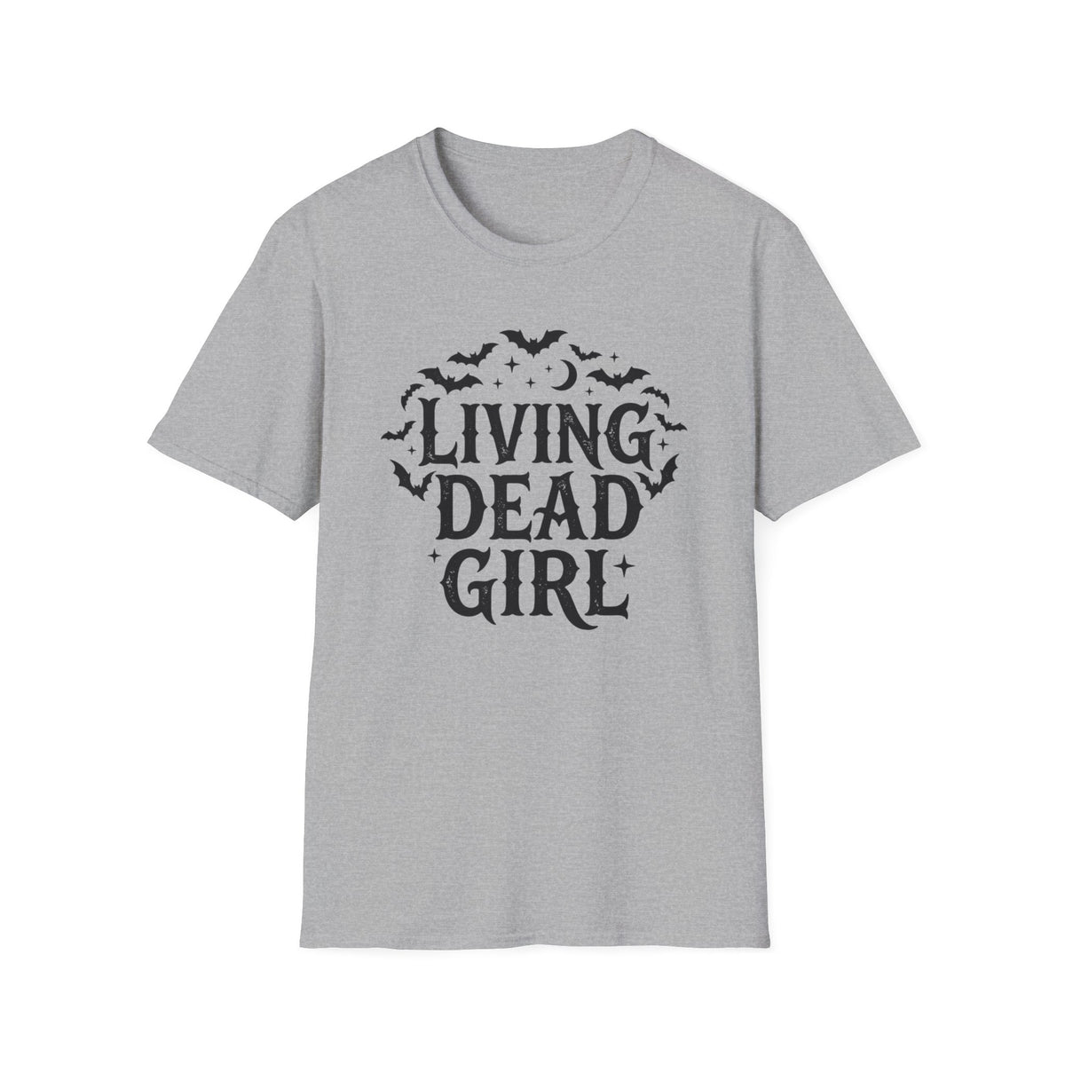 Living Dead Girl T-Shirt Gothic Halloween Bats Alternativee Goth Clothing