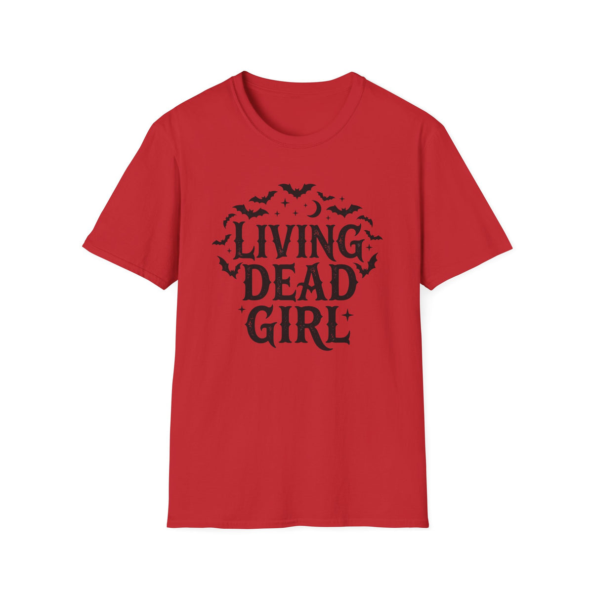 Living Dead Girl T-Shirt Gothic Halloween Bats Alternativee Goth Clothing