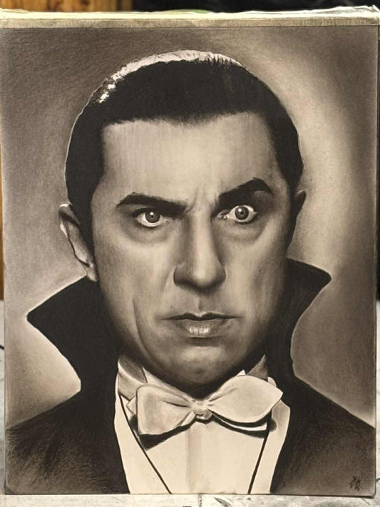 ORIGINAL Bela Lugosi Dracula Art Print Universal Horror Wall Hanging