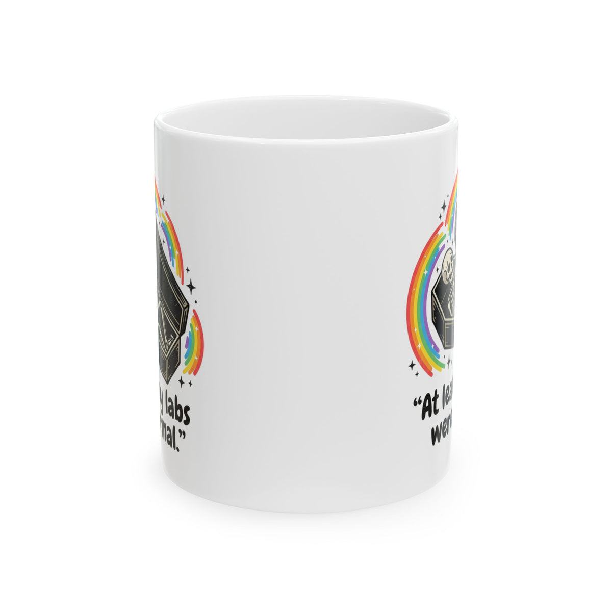 At Least My Labs Were Normal Medical Humor Ceramic Mug Funny Sarcastic Cup