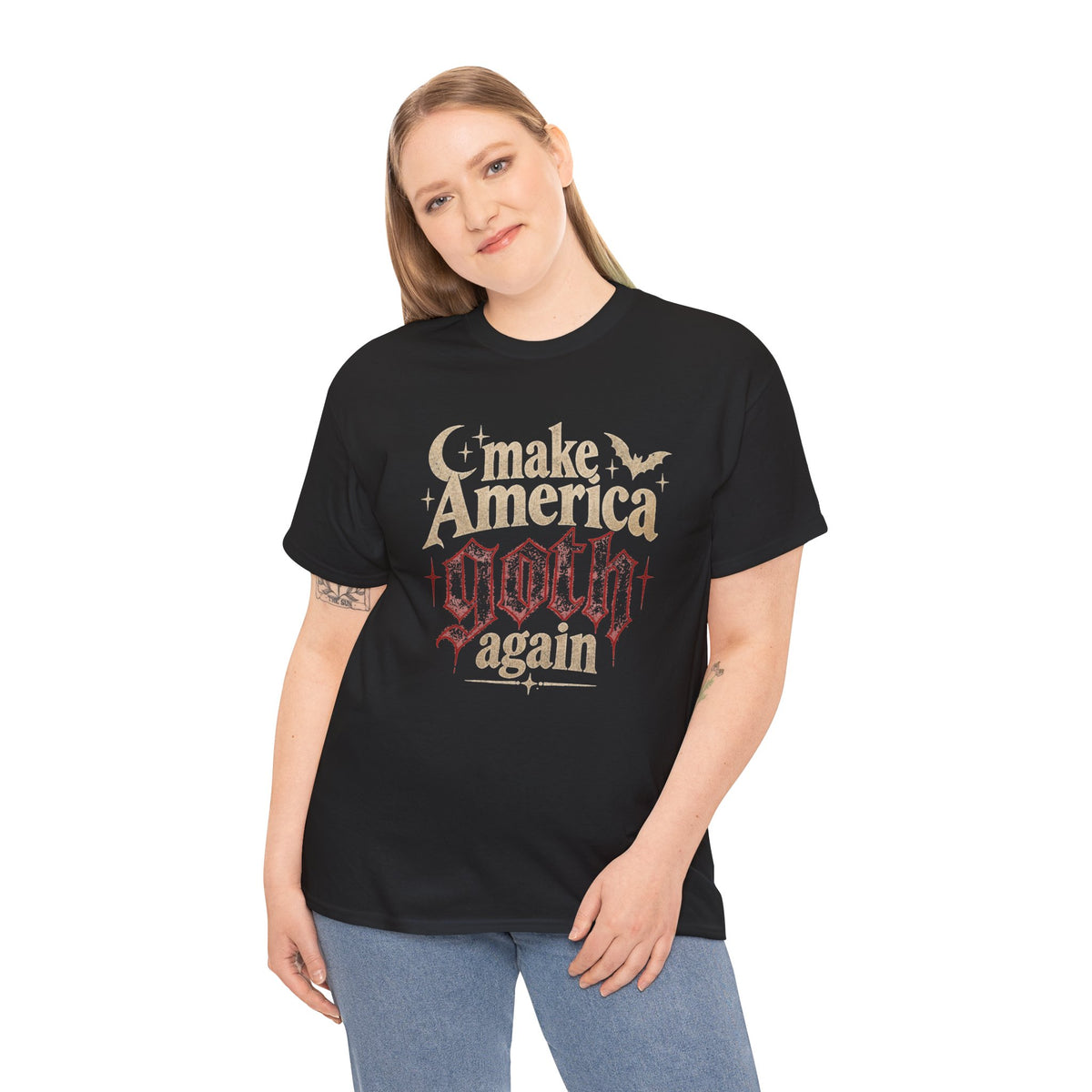 Make America Goth Again T-Shirt Dark Horror Tee Alternative Clothing