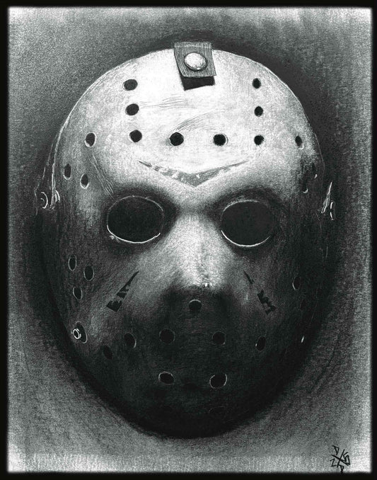 Jason Vorhees Friday the 13th Art Print Horror Wall Hanging