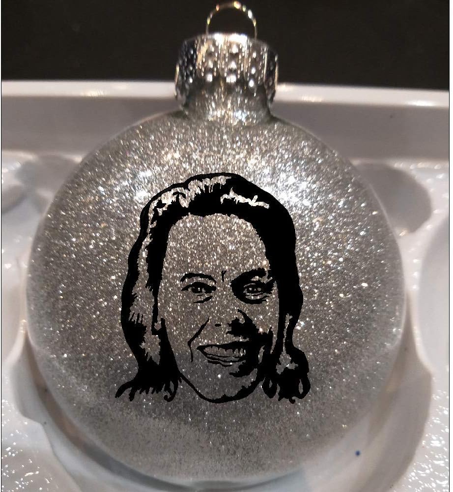 Aileen Wuornos True Crime Glitter Holiday Ornament Shatterproof Disc Horror