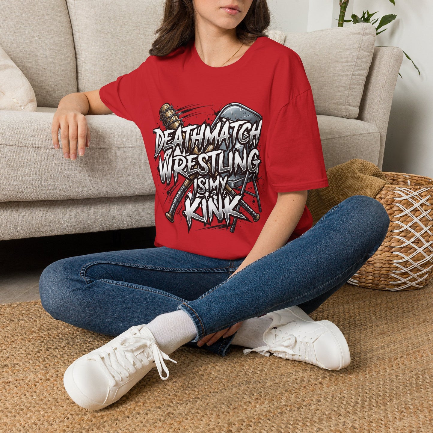 Deathmatch Wrestling T-Shirt Pro Wrestling Fan Unisex Tee Clothing