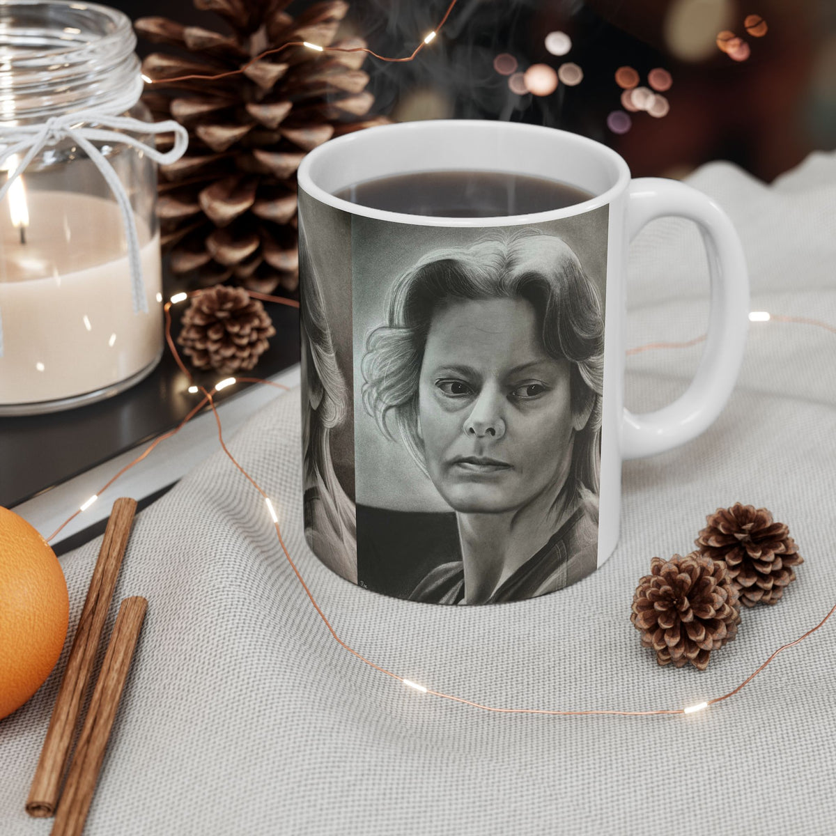 Aileen Wuornos True Crime Mug Cup Original Art Horror Home Decor