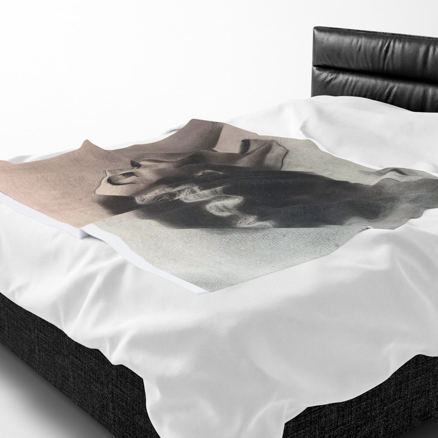 Bride of Frankenstein Portrait Blanket Velveteen Plush Throw Home Decor