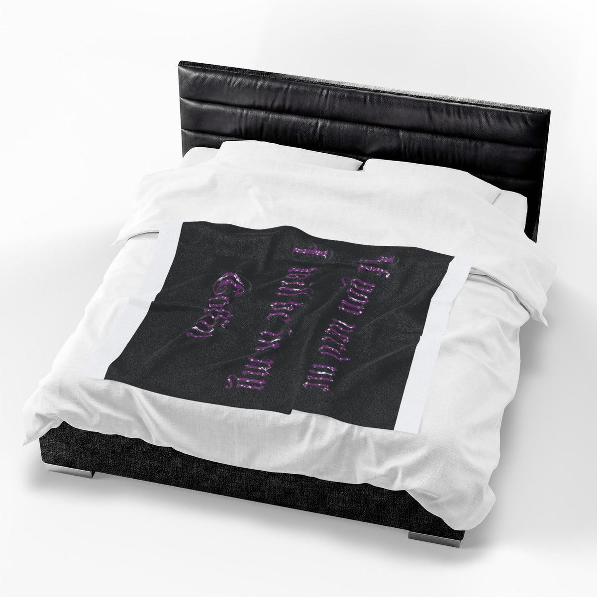 I'll Be in My Coffin Blanket Goth Throw Home Decor Horror