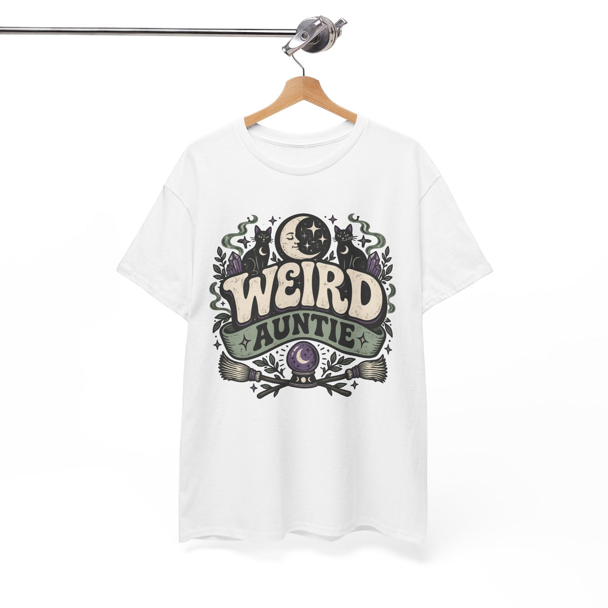 Weird Auntie Occult Graphic T-Shirt Witchy Goth Alternative Clothing