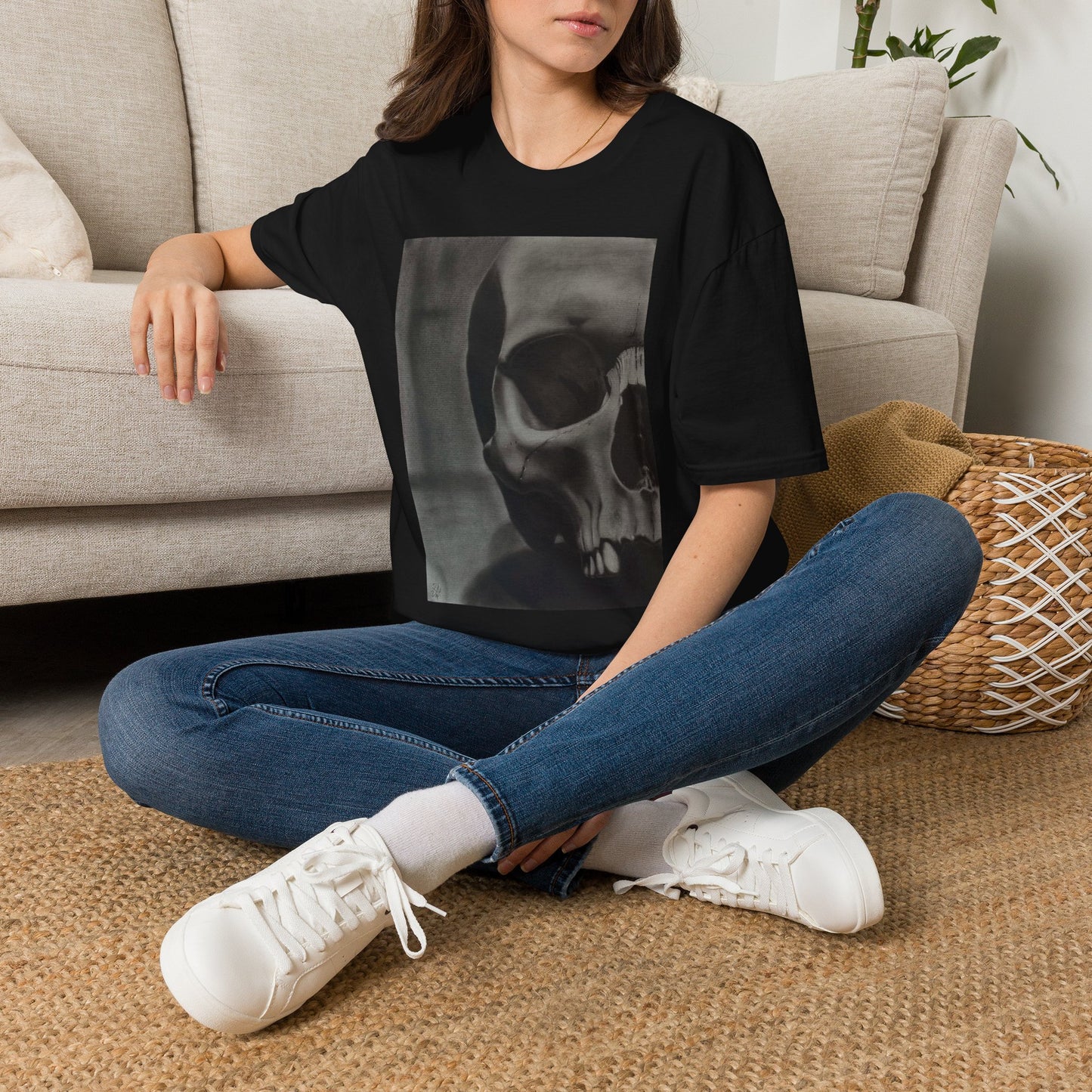 Original Skull Artwork T-Shirt Gothic Unisex Tee Alternative Clothing