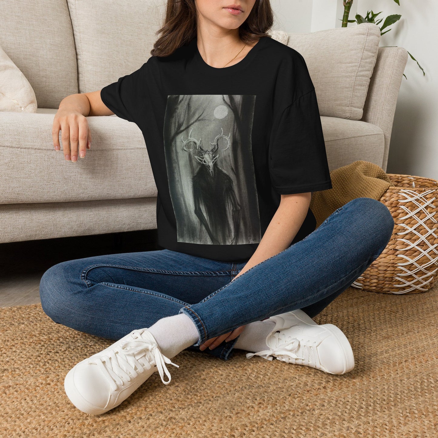 Wendigo Crytpid T-Shirt Spooky Horror Unisex Tee Goth Clothing